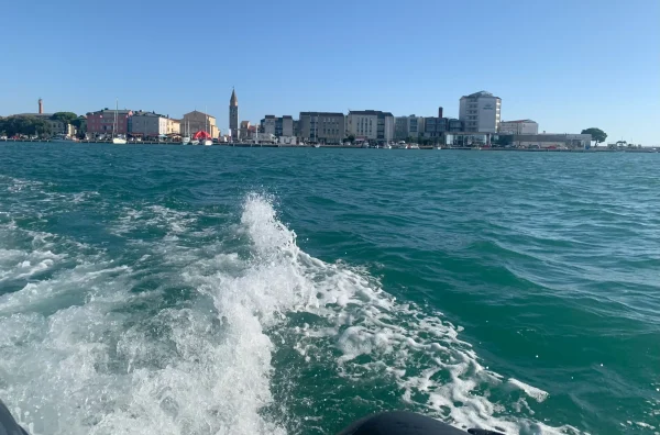 Umag-panorama Umag taxi boat service